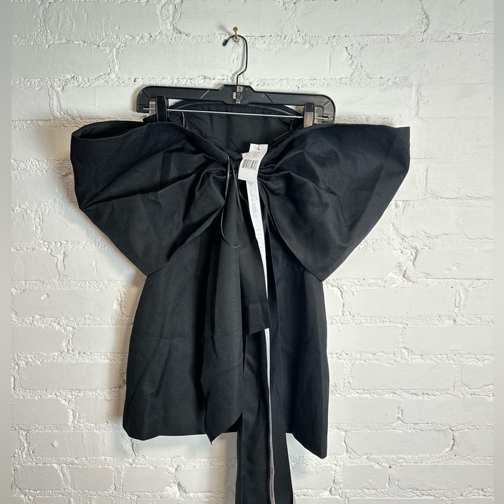 Elliatt Calypso Dress | NWT Bow Back Detail Mini Dress in Black Size XS/6 - Picture 7 of 8